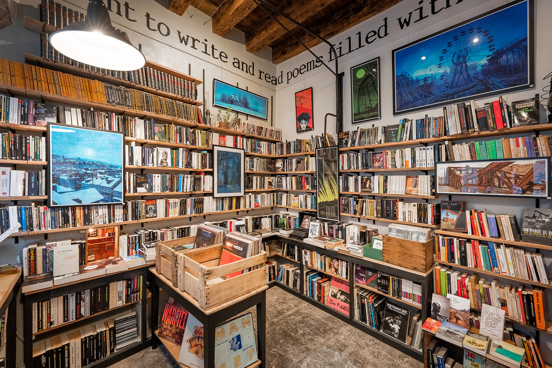 librairie Le Panier à Salade - ambiance